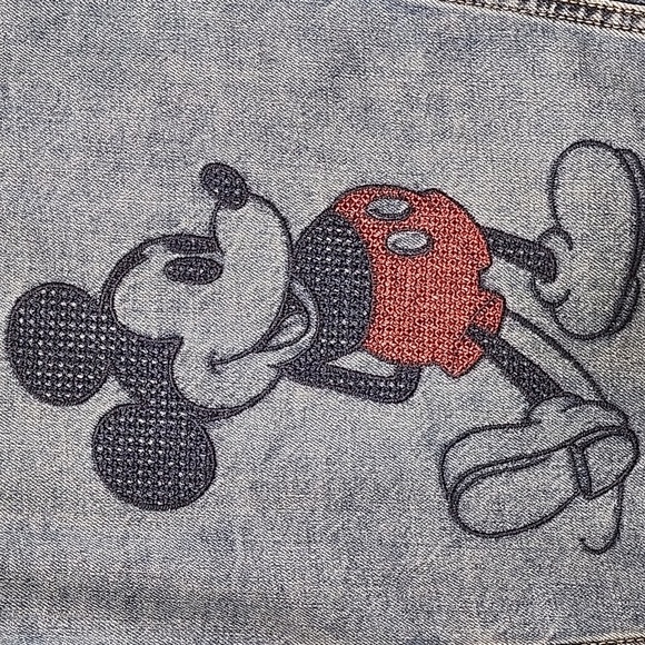Gap Disney Mickey Mouse Icon Denim Jacket llX Kids- Women's Size Medium - Picture 11 of 16